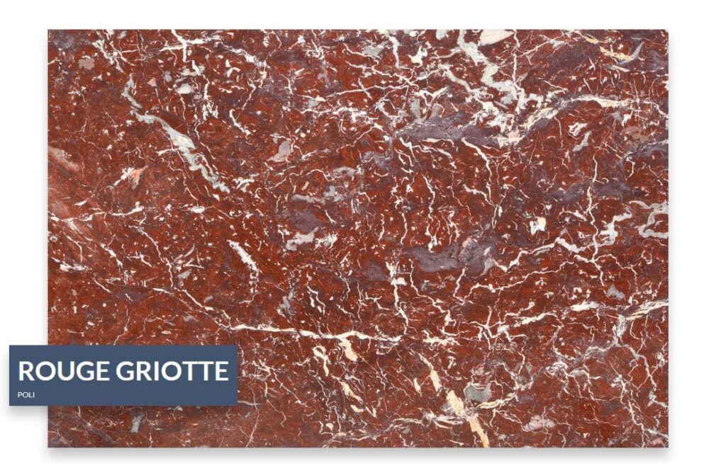 Belgian marble rouge griotte